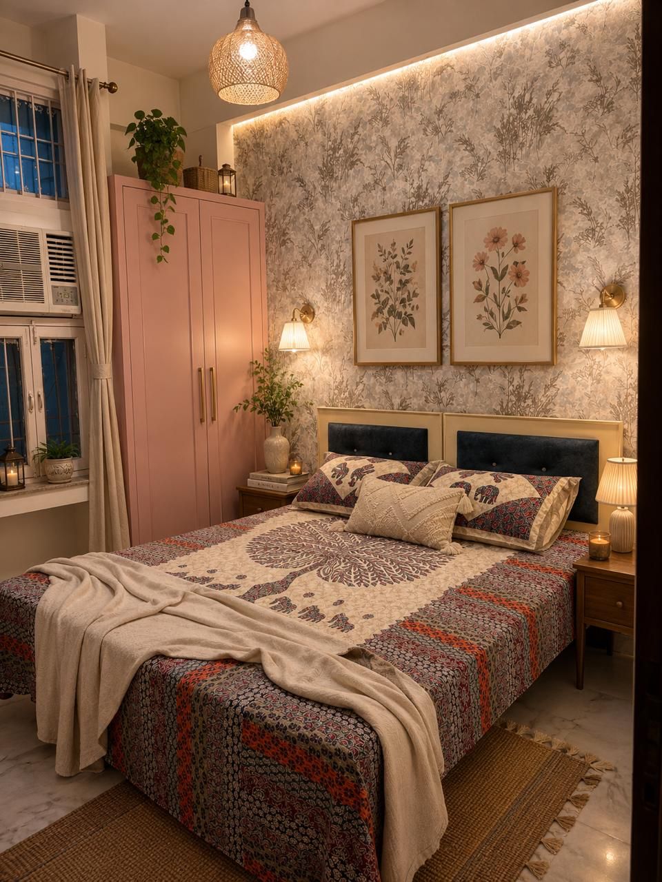 Cozy, well-furnished room at Bhavya Girls Hostel